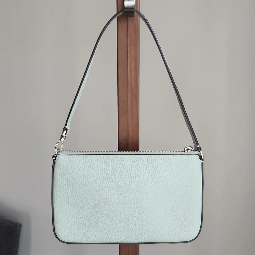 Kate Spade Leila Pale Green Convertible Shoulder Bag/Wristlet NWOT
